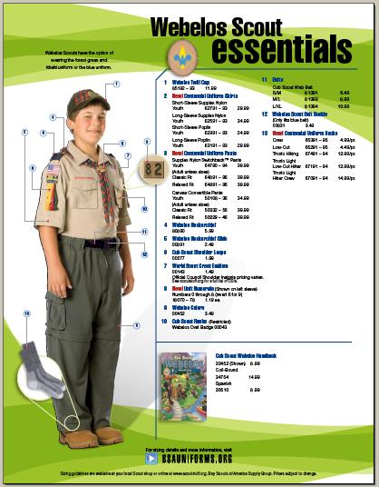 Webelos To Boy Scout Uniform Patch Placement